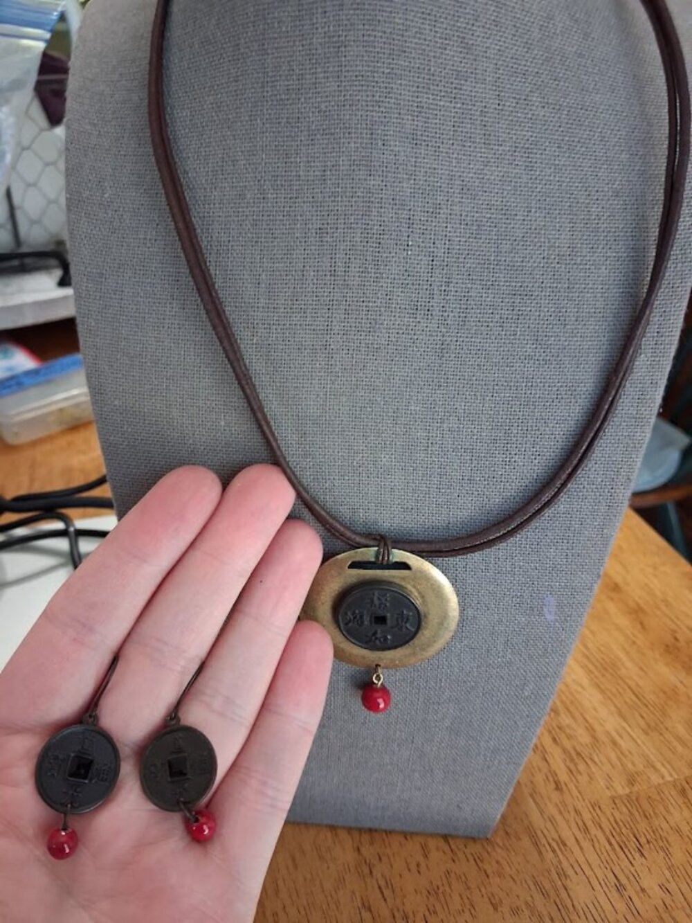 Chico's Asian style jewelry set
